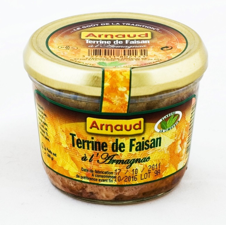 Terrina bažantí s armagnacem